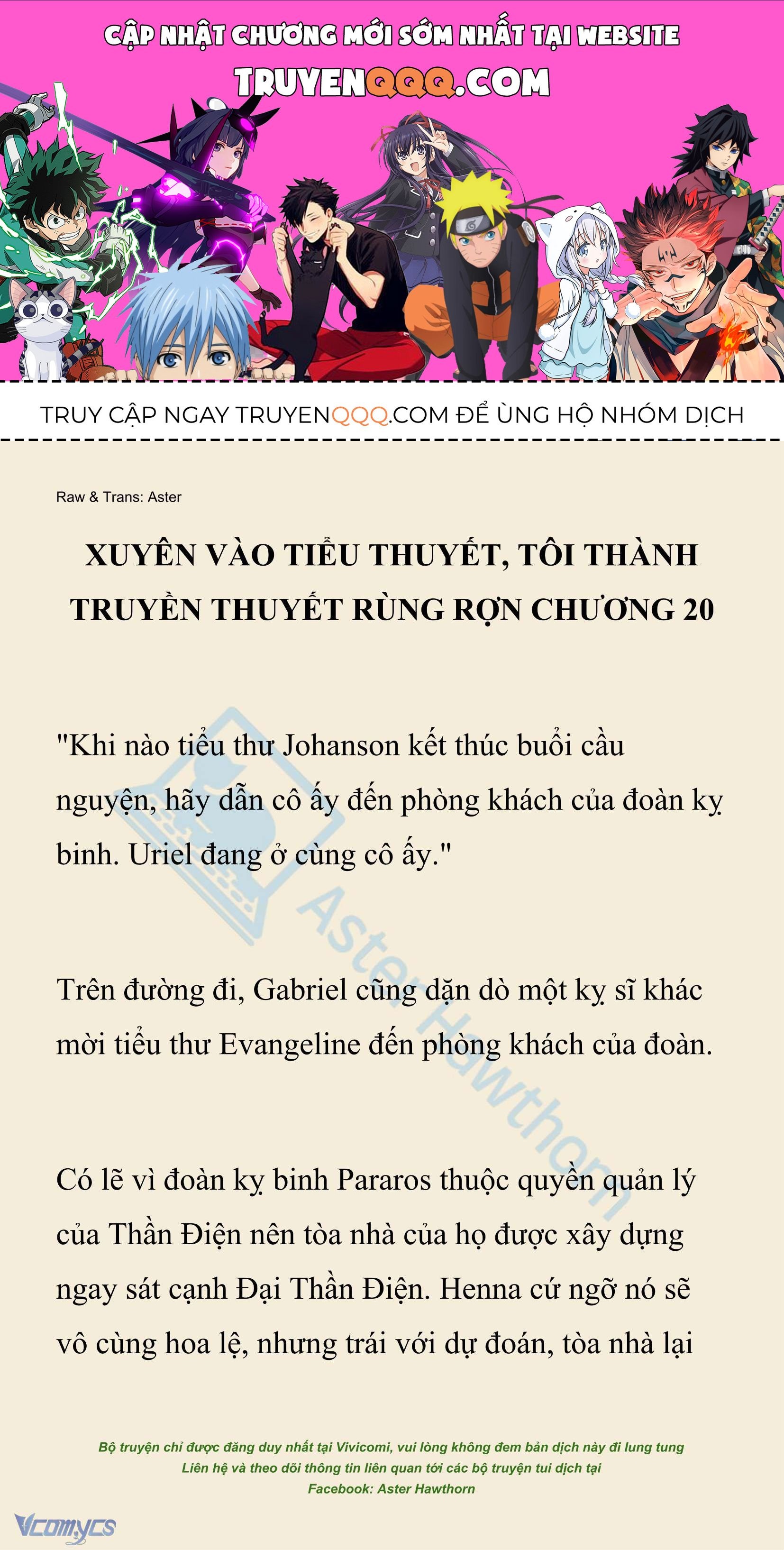 [Novel] Xuyên Vào Tiểu Thuyết, Tôi Thành Truyền Thuyết Rùng Rợn Chap 20 - Next Chap 21