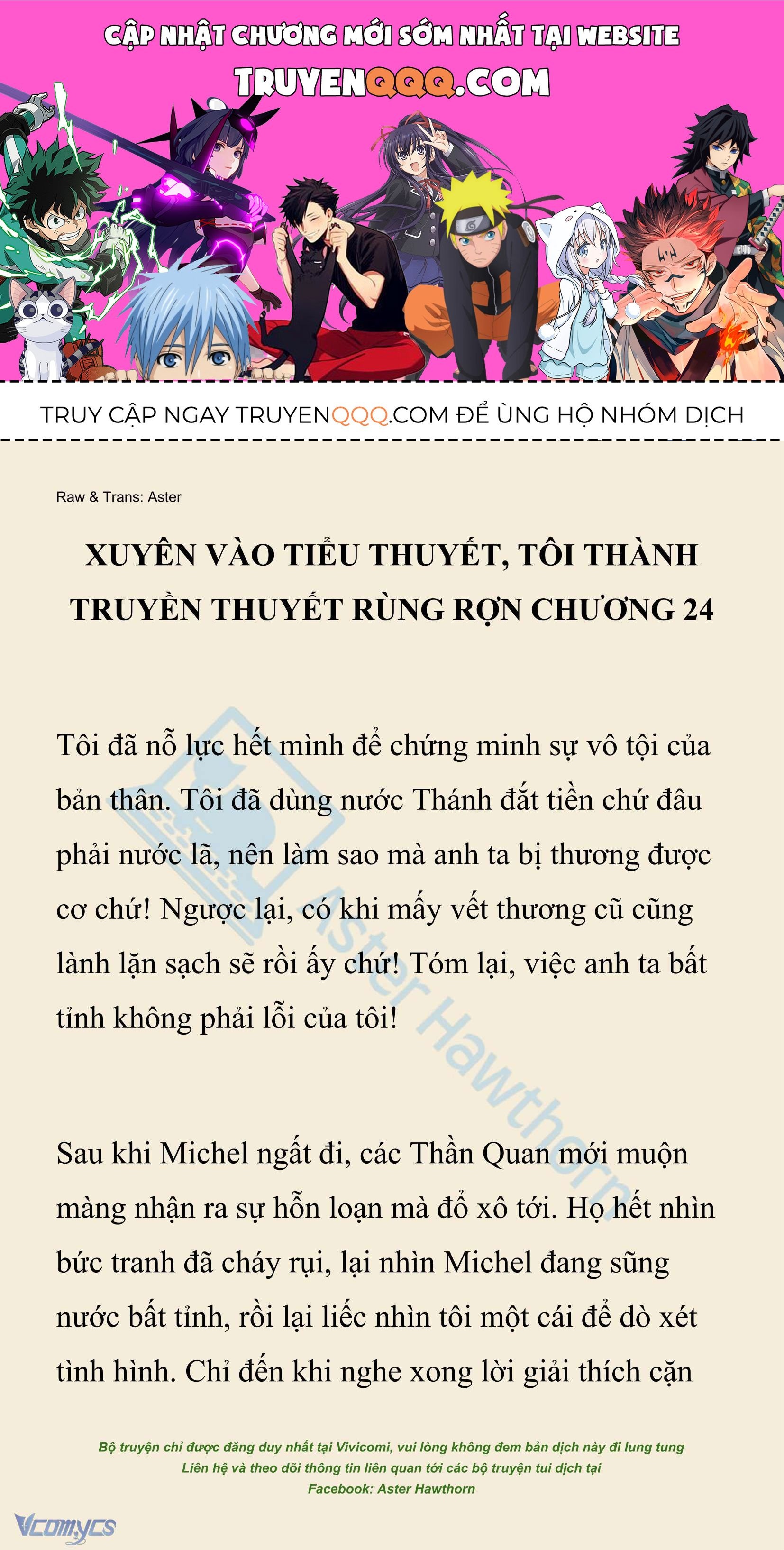 [Novel] Xuyên Vào Tiểu Thuyết, Tôi Thành Truyền Thuyết Rùng Rợn Chap 24 - Next Chap 25