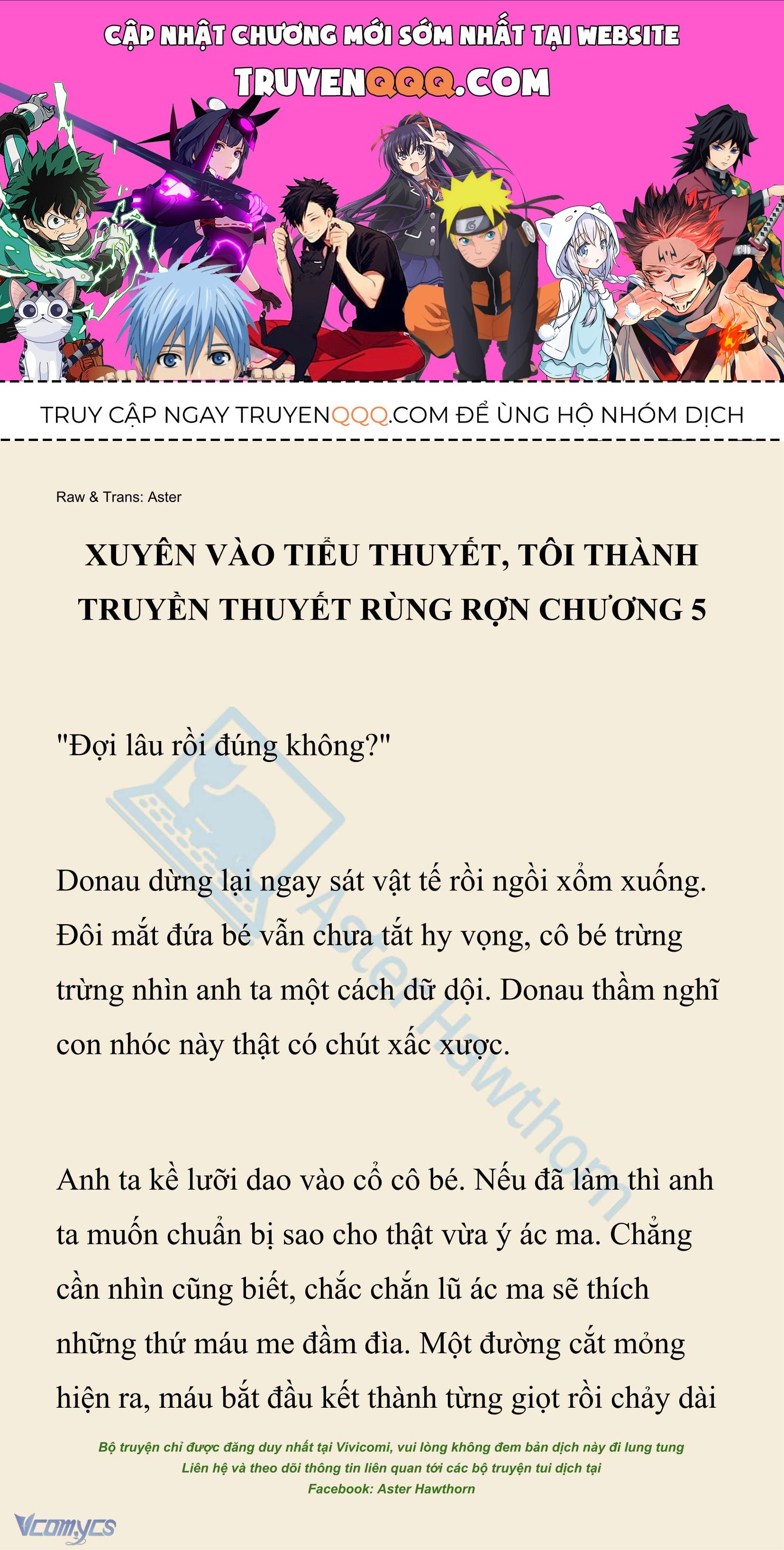 [Novel] Xuyên Vào Tiểu Thuyết, Tôi Thành Truyền Thuyết Rùng Rợn Chap 5 - Next Chap 6