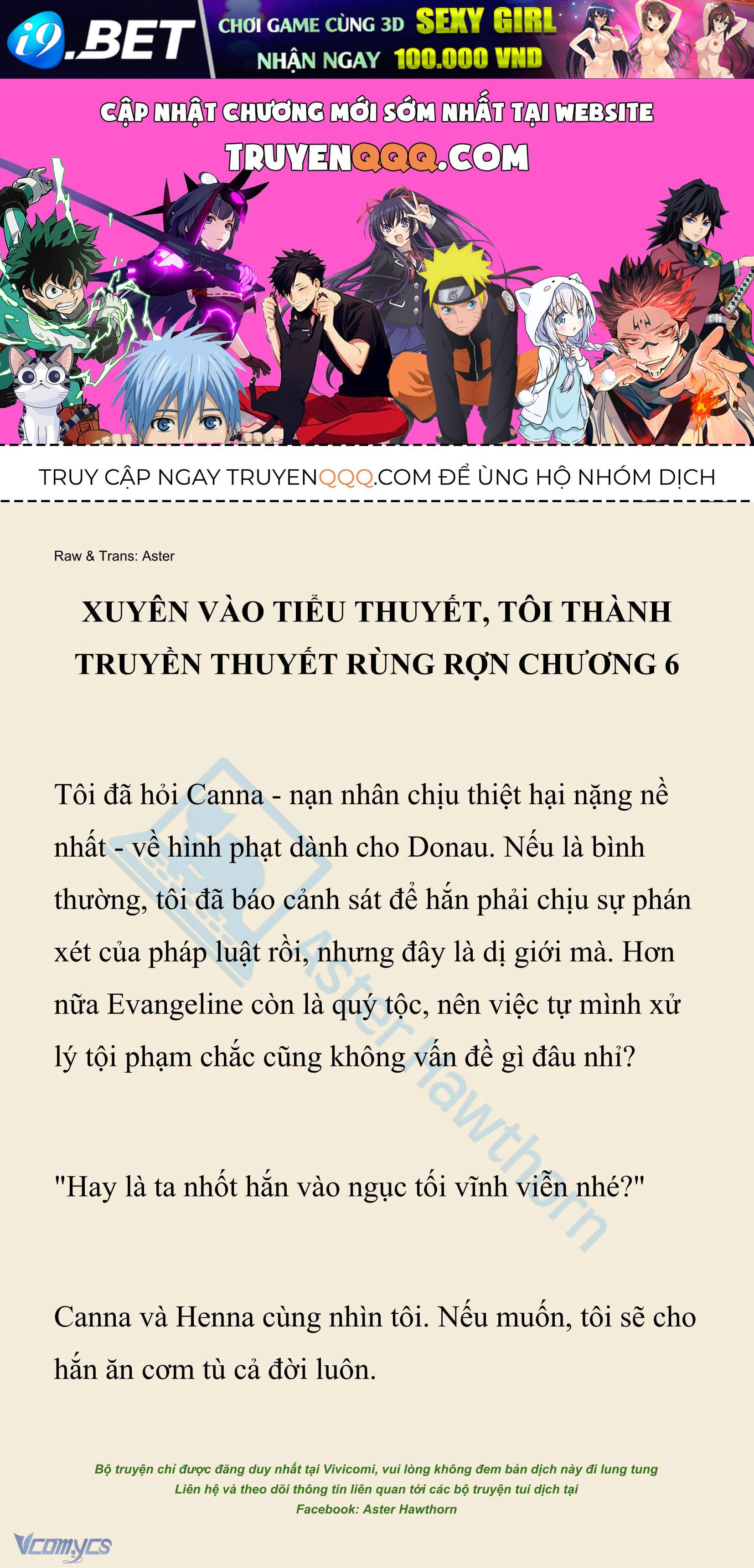 [Novel] Xuyên Vào Tiểu Thuyết, Tôi Thành Truyền Thuyết Rùng Rợn Chap 6 - Next Chap 7