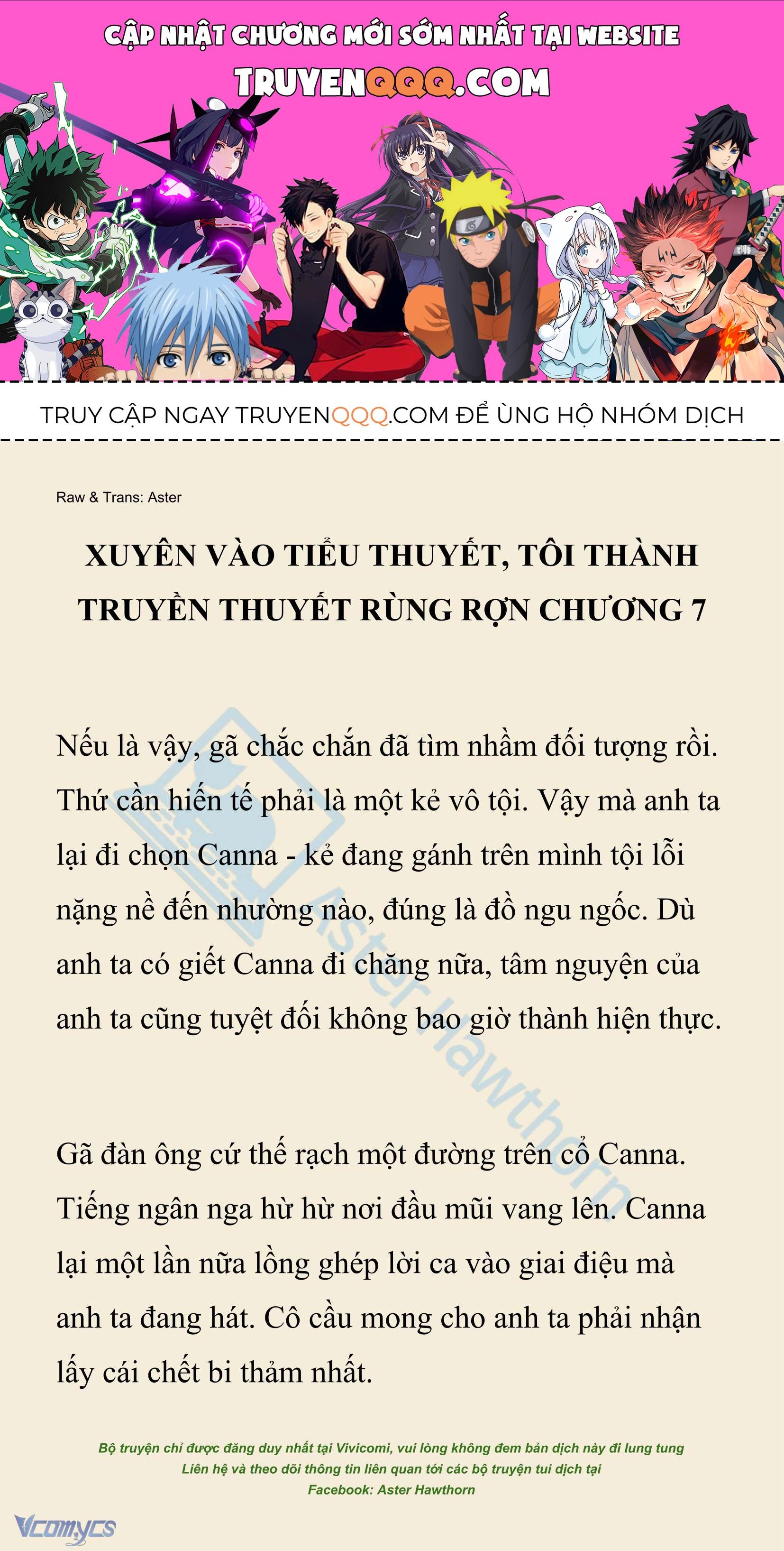 [Novel] Xuyên Vào Tiểu Thuyết, Tôi Thành Truyền Thuyết Rùng Rợn Chap 7 - Next Chap 8