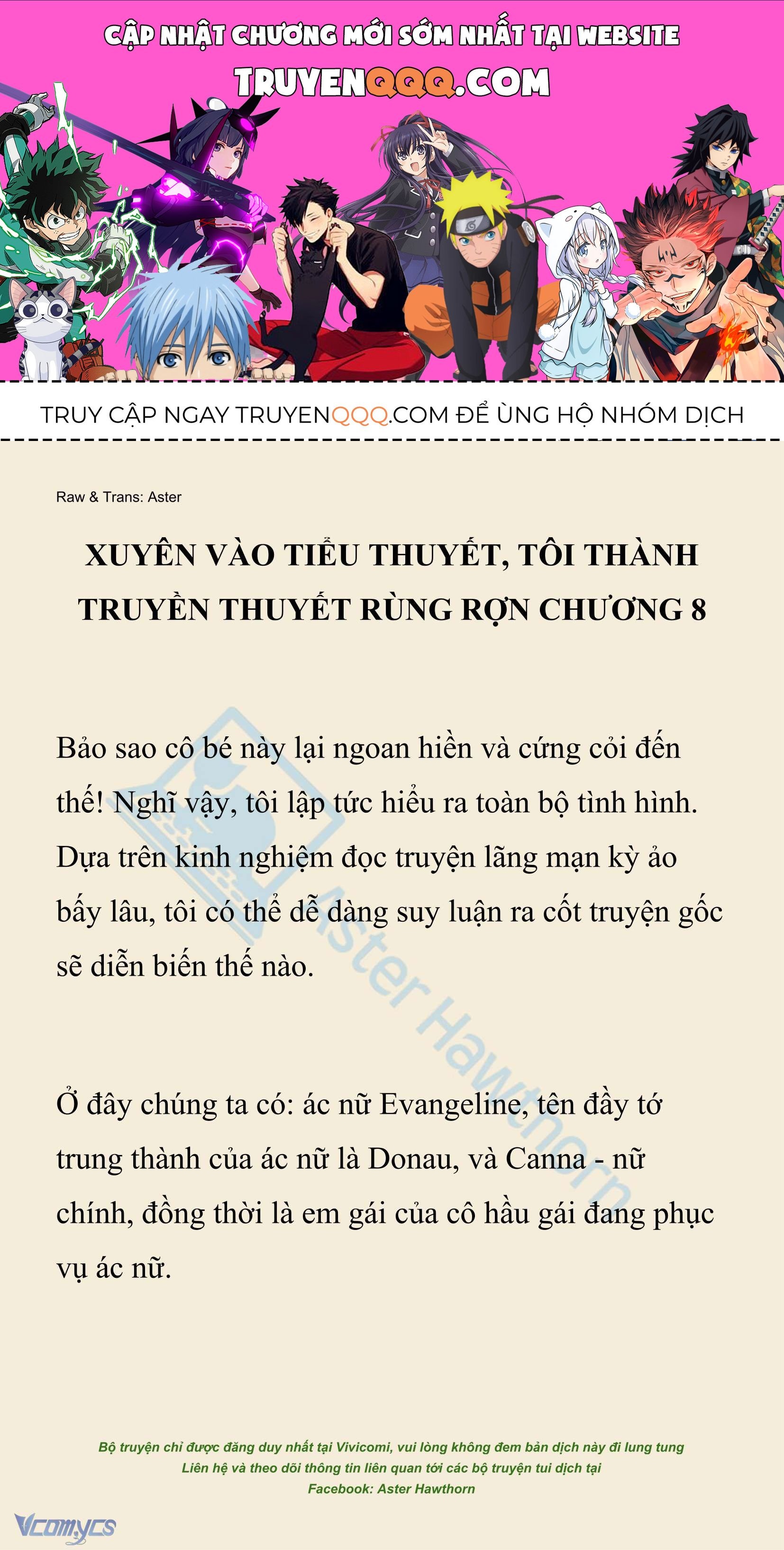 [Novel] Xuyên Vào Tiểu Thuyết, Tôi Thành Truyền Thuyết Rùng Rợn Chap 8 - Next Chap 9