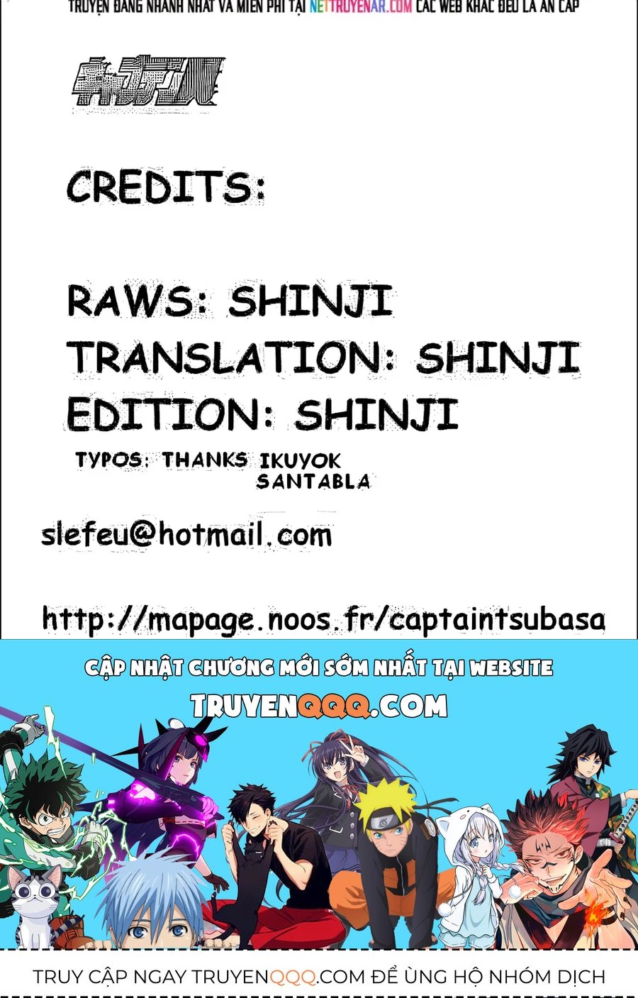 Tsubasa - Giấc Mơ Sân Cỏ Chap 73 - Next Chap 72