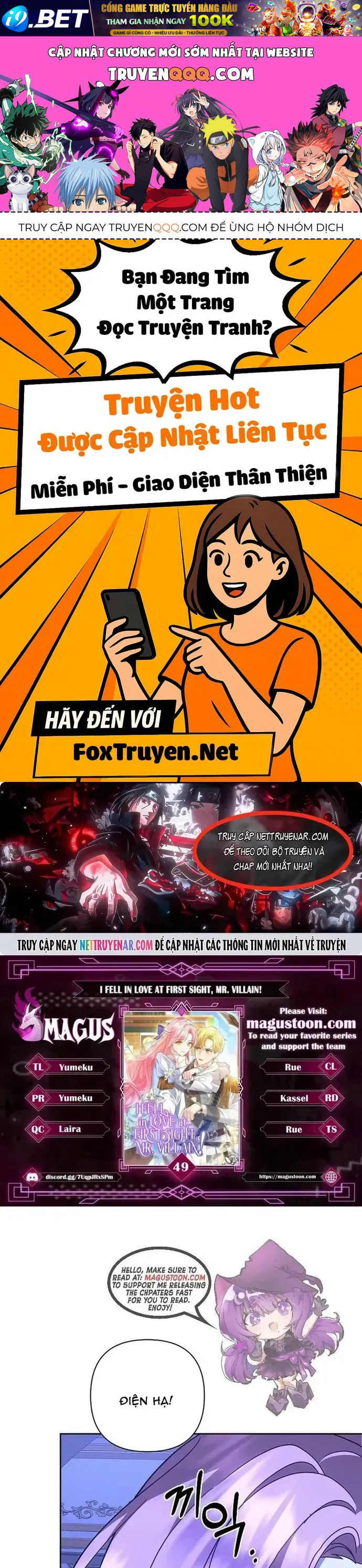 Phải Lòng Nhân Vật Phản Diện Từ Cái Nhìn Đầu Tiên Chap 49 - Next Chap 48