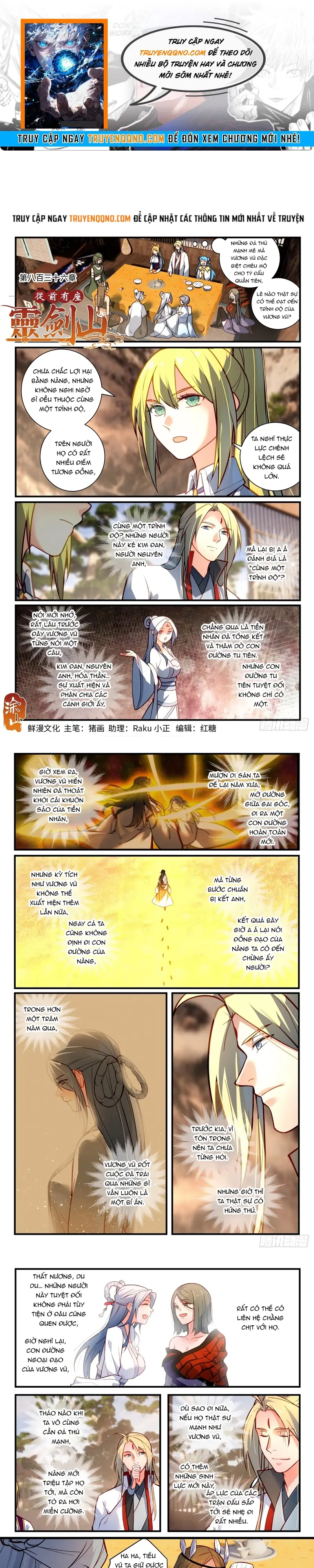 Tung Tiền Hữu Tọa Linh Kiếm Sơn Chap 835 - Next Chap 834