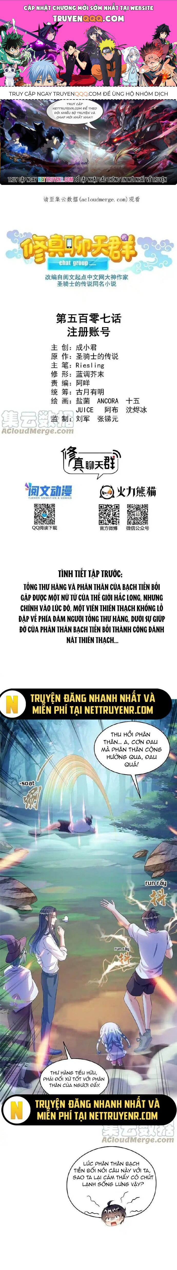 Tu Chân Nói Chuyện Phiếm Quần Chap 509 - Next Chap 508