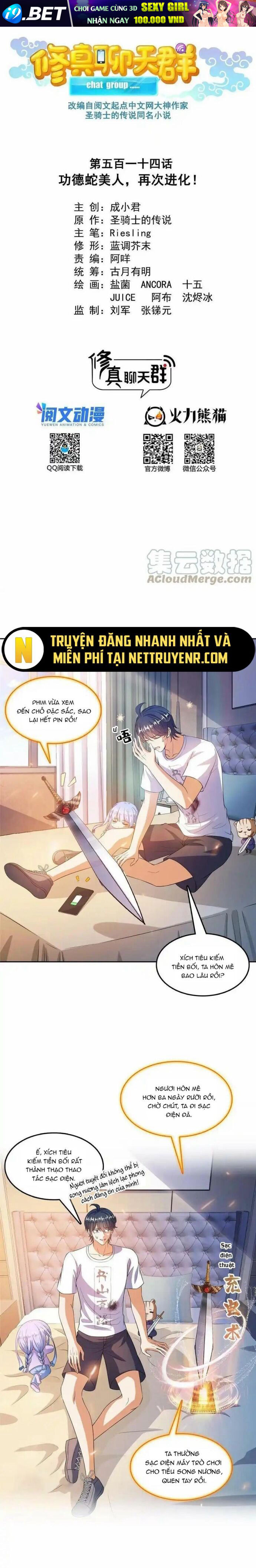 Tu Chân Nói Chuyện Phiếm Quần Chap 514 - Next Chap 513