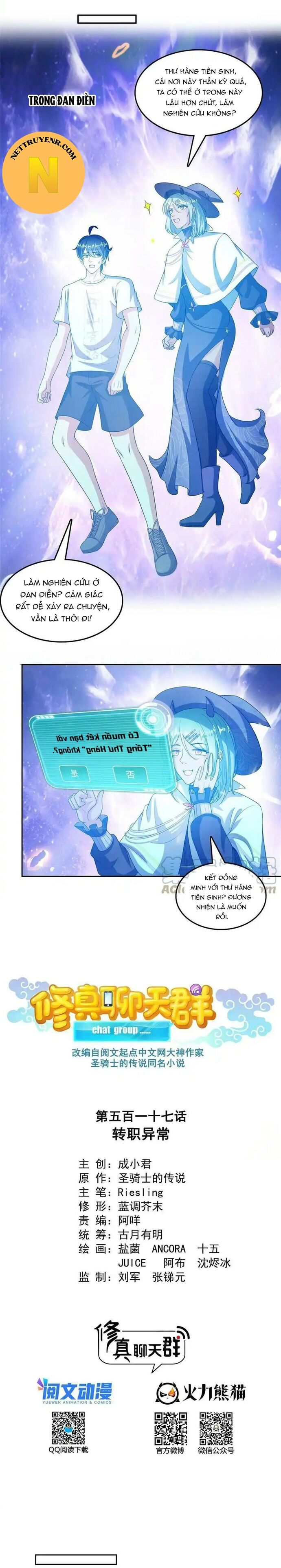 Tu Chân Nói Chuyện Phiếm Quần Chap 517 - Next Chap 516