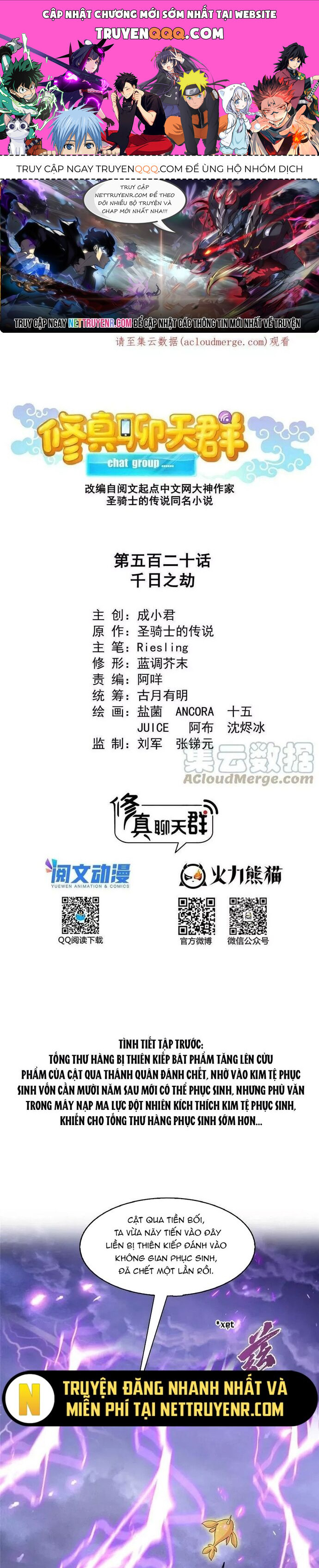 Tu Chân Nói Chuyện Phiếm Quần Chap 520 - Next Chap 519