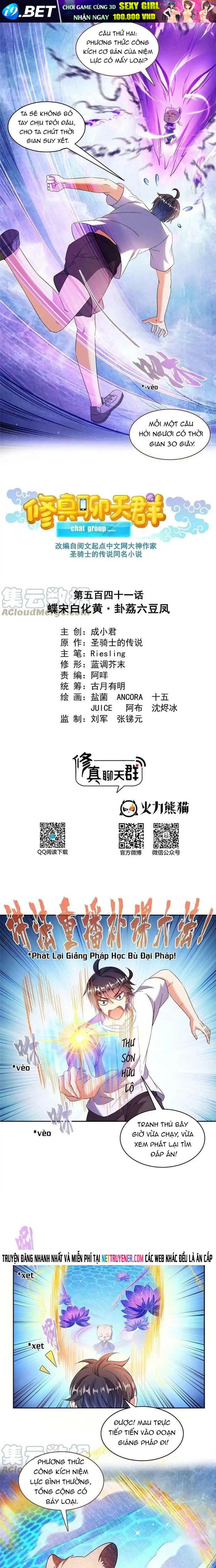 Tu Chân Nói Chuyện Phiếm Quần Chap 541 - Next Chap 540