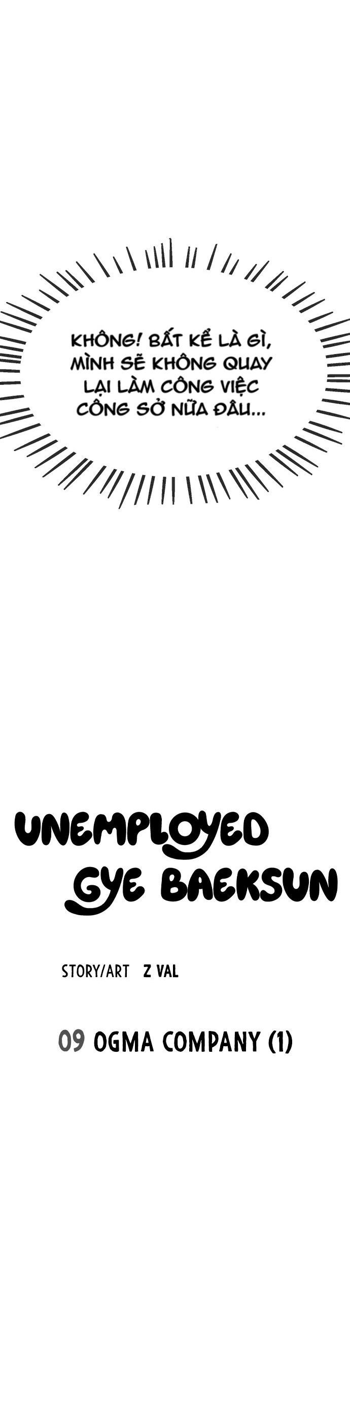Unemployed Gye Baeksun Chap 9 - Next Chap 8