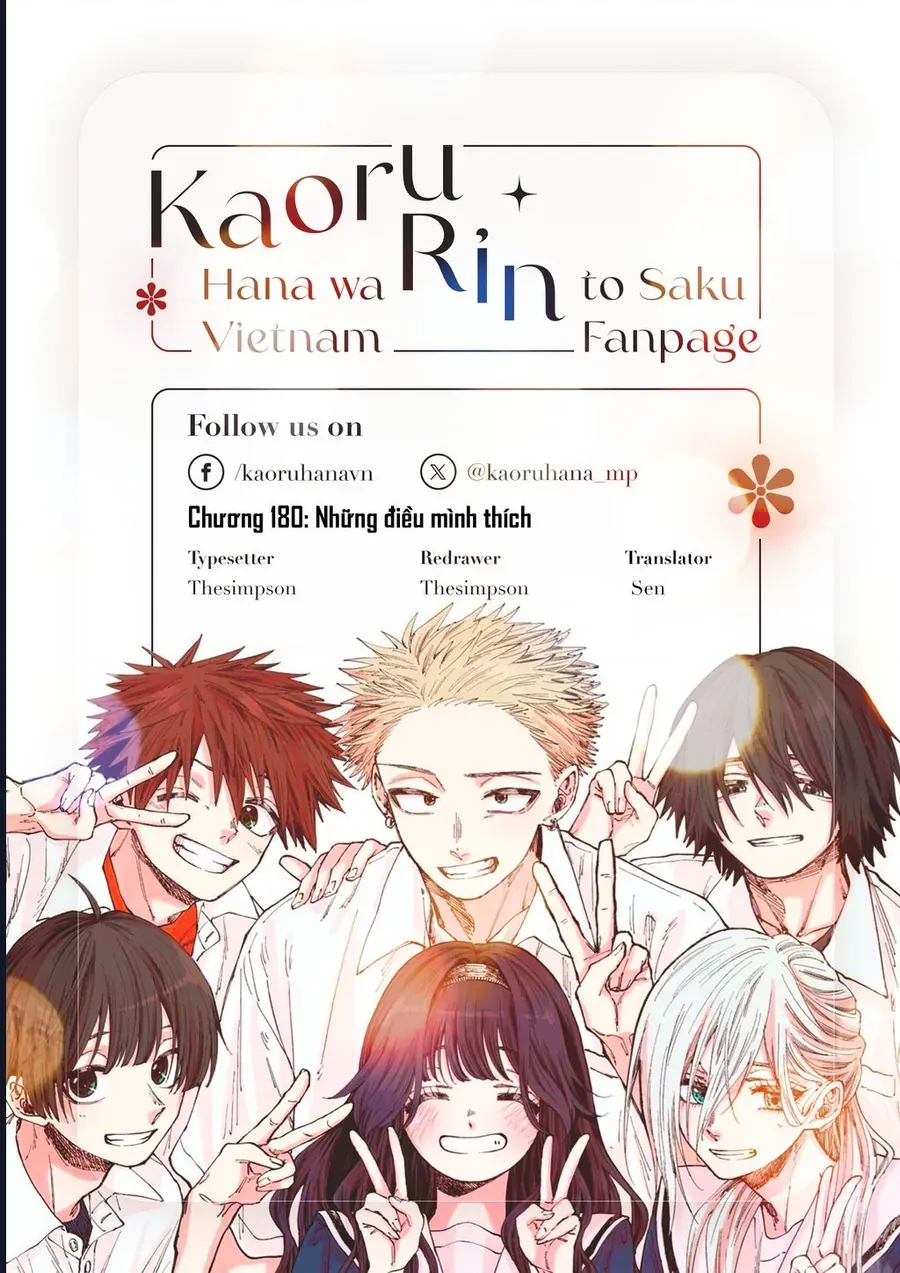 The Fragrant Flower Blooms With Dignity - Kaoru Hana Wa Rin To Saku Chap 180 - Next Chap 179