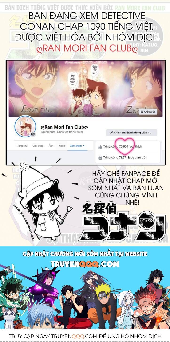 Thám Tử Lừng Danh Conan Chap 1090 - Next Chap 1089