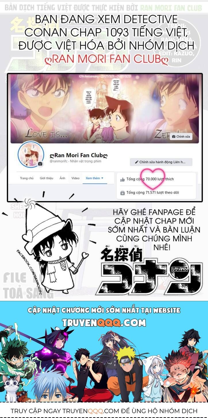 Thám Tử Lừng Danh Conan Chap 1093 - Next Chap 1092