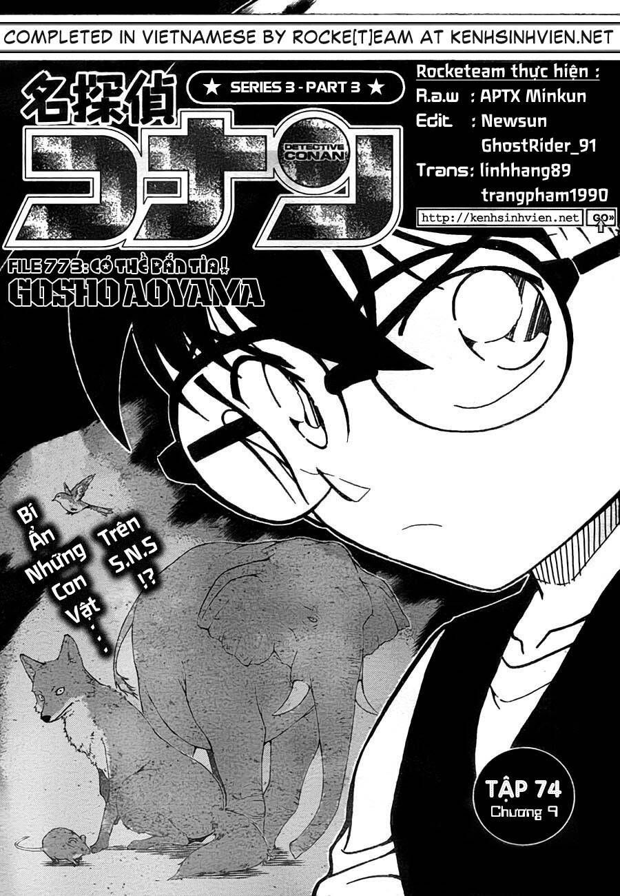 Thám Tử Lừng Danh Conan Chap 773 - Next Chap 772