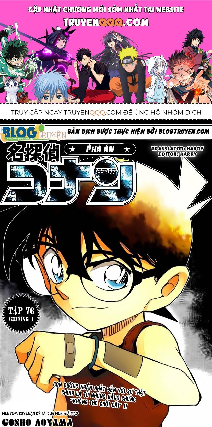 Thám Tử Lừng Danh Conan Chap 789 - Next Chap 788