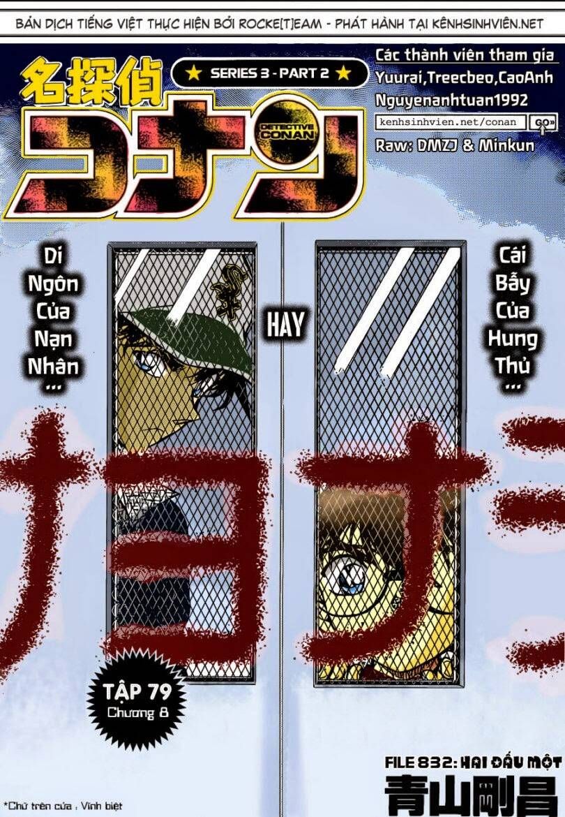 Thám Tử Lừng Danh Conan Chap 832 - Next Chap 831