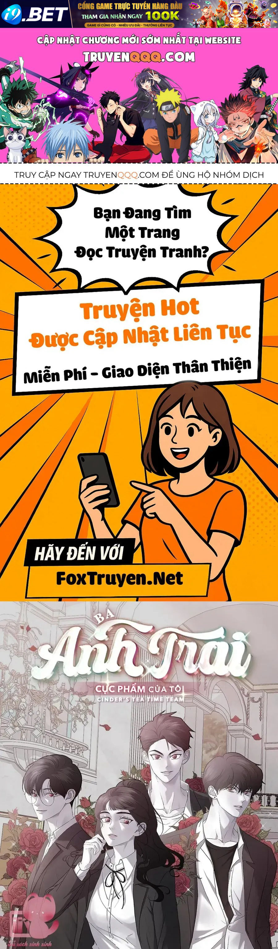 Ba Người Anh Trai Cực Phẩm Của Tôi Chap 111 - Next Chap 110