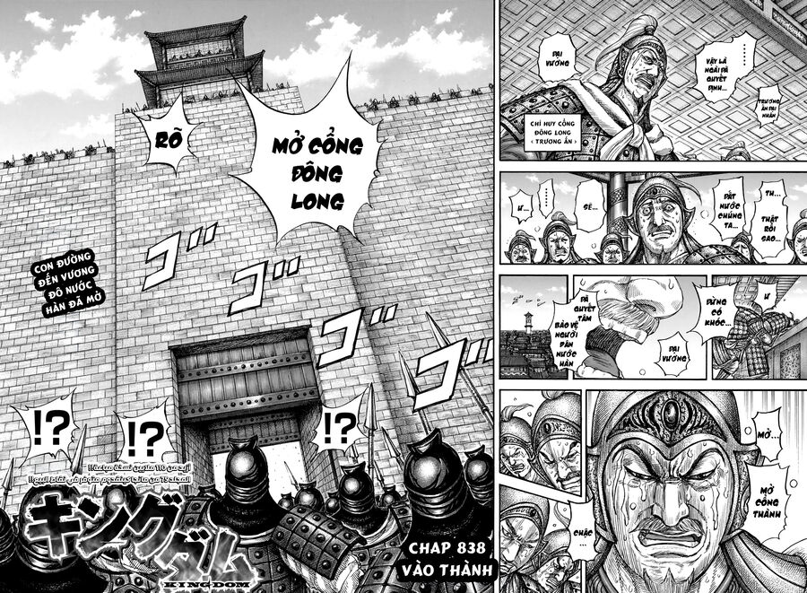 Kingdom - Vương Giả Thiên Hạ Chap 838 - Next Chap 839