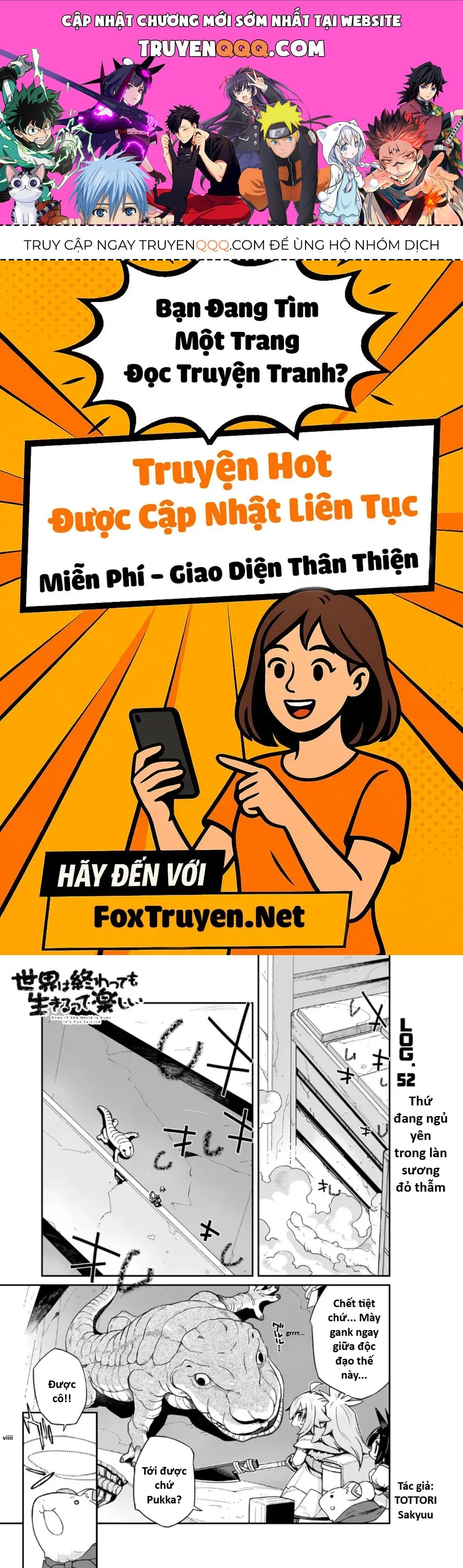 Ngay Cả Khi Hậu Tận Thế, Thật Hạnh Phúc Khi Vẫn Còn Được Sống... (Puchimasu Miếu) Chap 52.1 - Next Chap 51.1