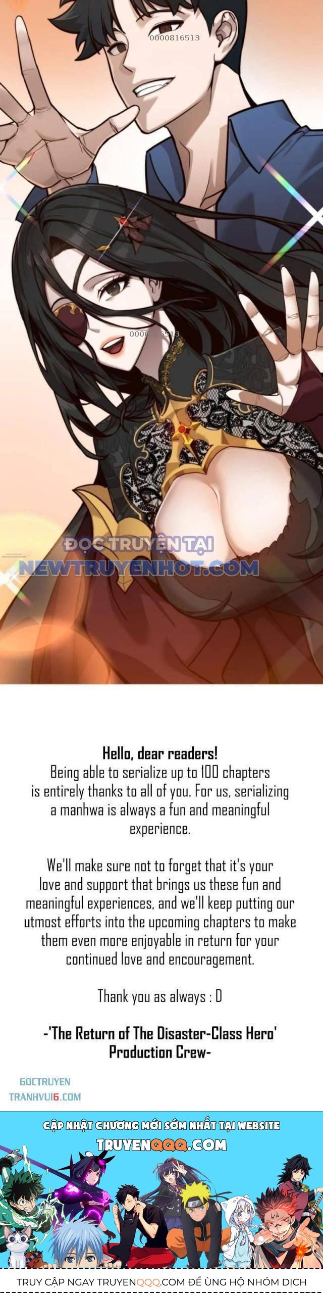 Sự Trở Lại Của Anh Hùng Cấp Thảm Họa Chap 100 - Next Chap 99