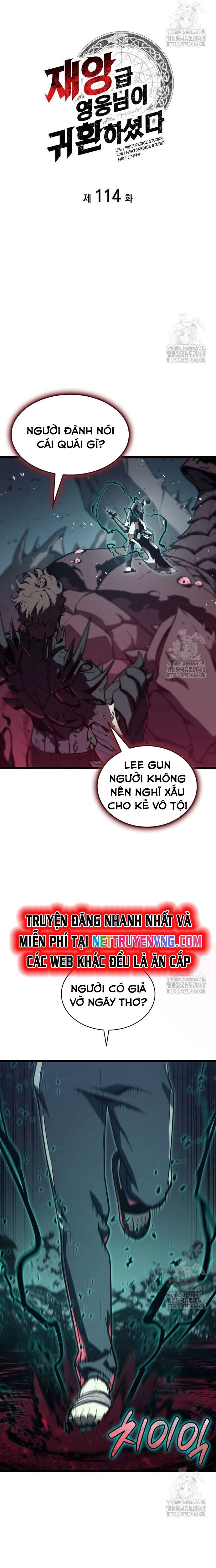Sự Trở Lại Của Anh Hùng Cấp Thảm Họa Chap 114 - Next Chap 113