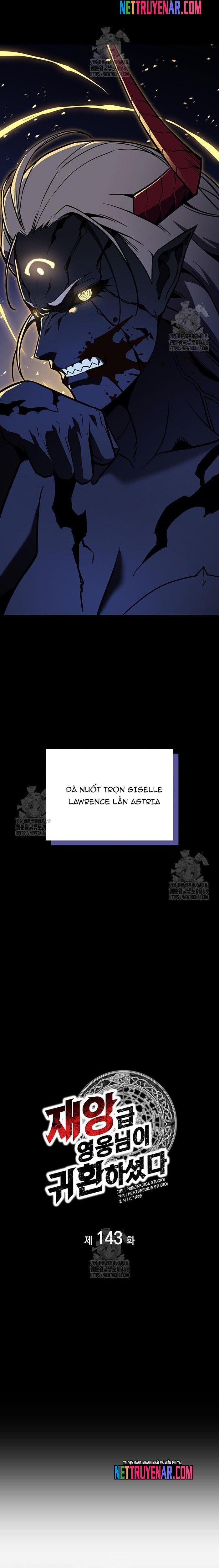 Sự Trở Lại Của Anh Hùng Cấp Thảm Họa Chap 143 - Next Chap 142