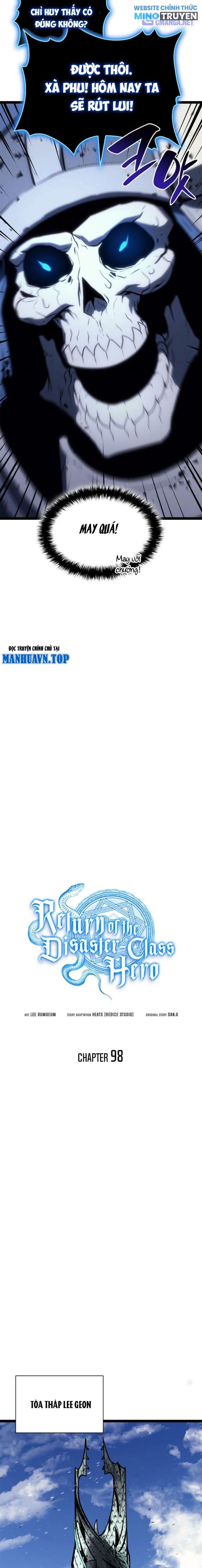 Sự Trở Lại Của Anh Hùng Cấp Thảm Họa Chap 98 - Next Chap 97