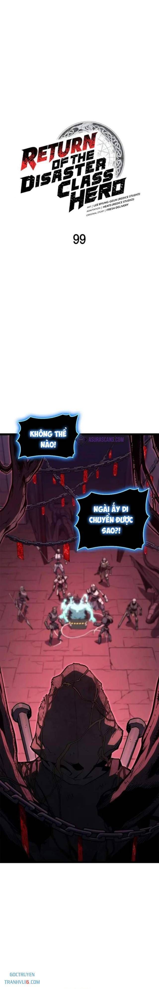 Sự Trở Lại Của Anh Hùng Cấp Thảm Họa Chap 99 - Next Chap 98