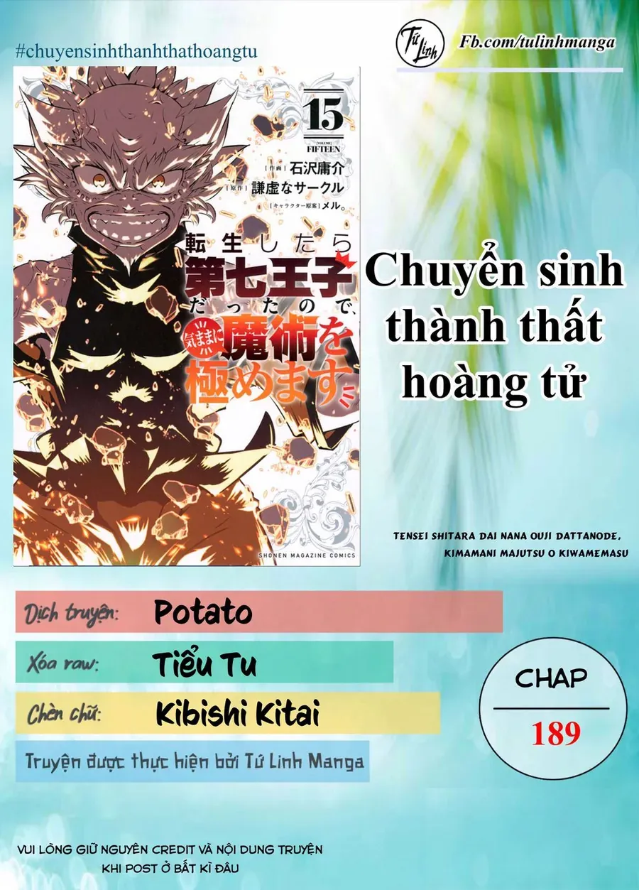 Chuyển sinh thành thất hoàng tử Chap 189 - Next Chap 188.5