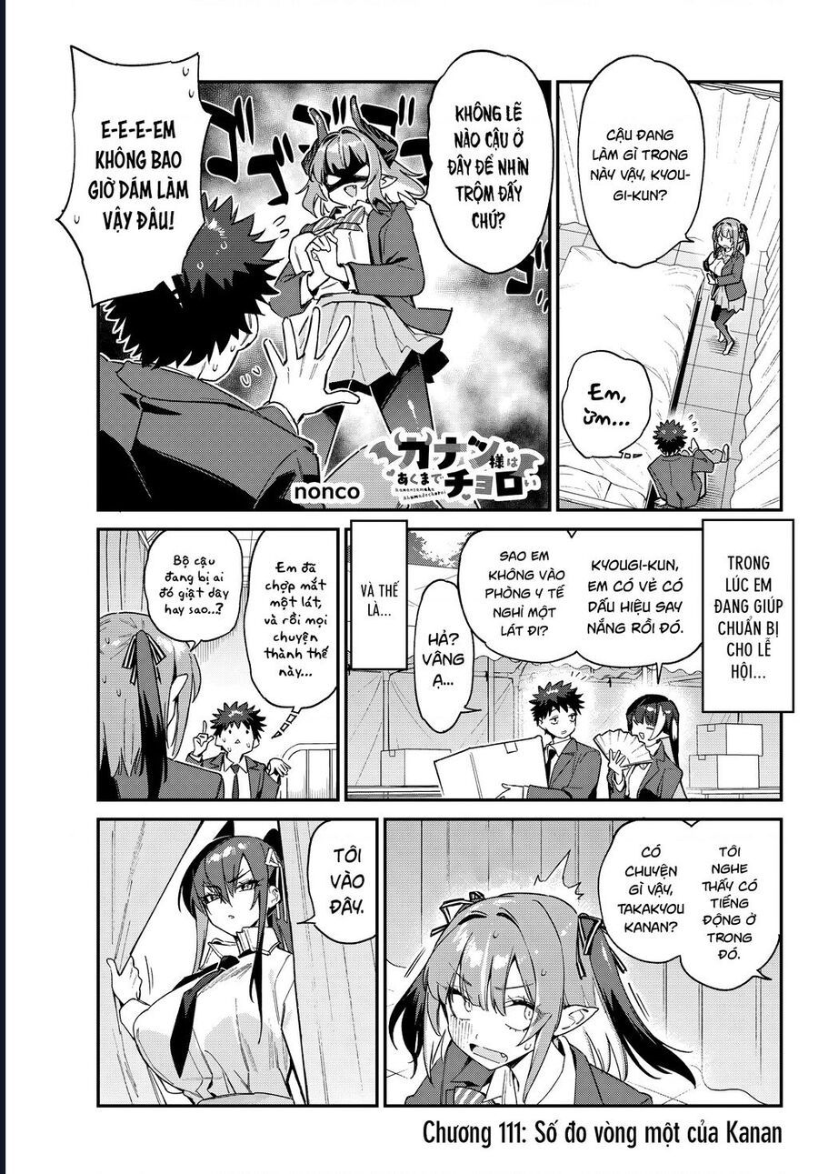 Kanan-sama wa Akumade Choroi Chap 111 - Next Chap 110