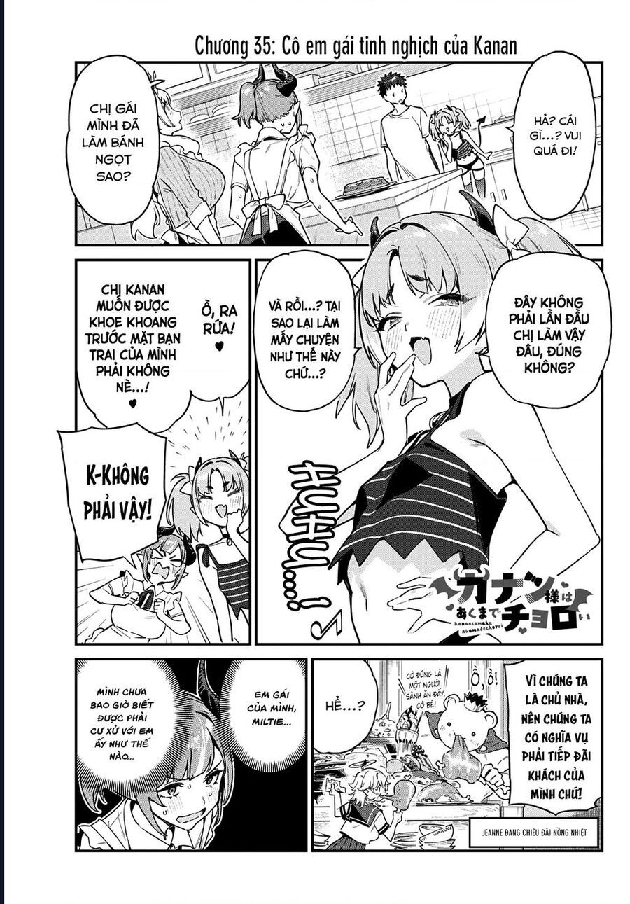 Kanan-sama wa Akumade Choroi Chap 35 - Next Chap 34