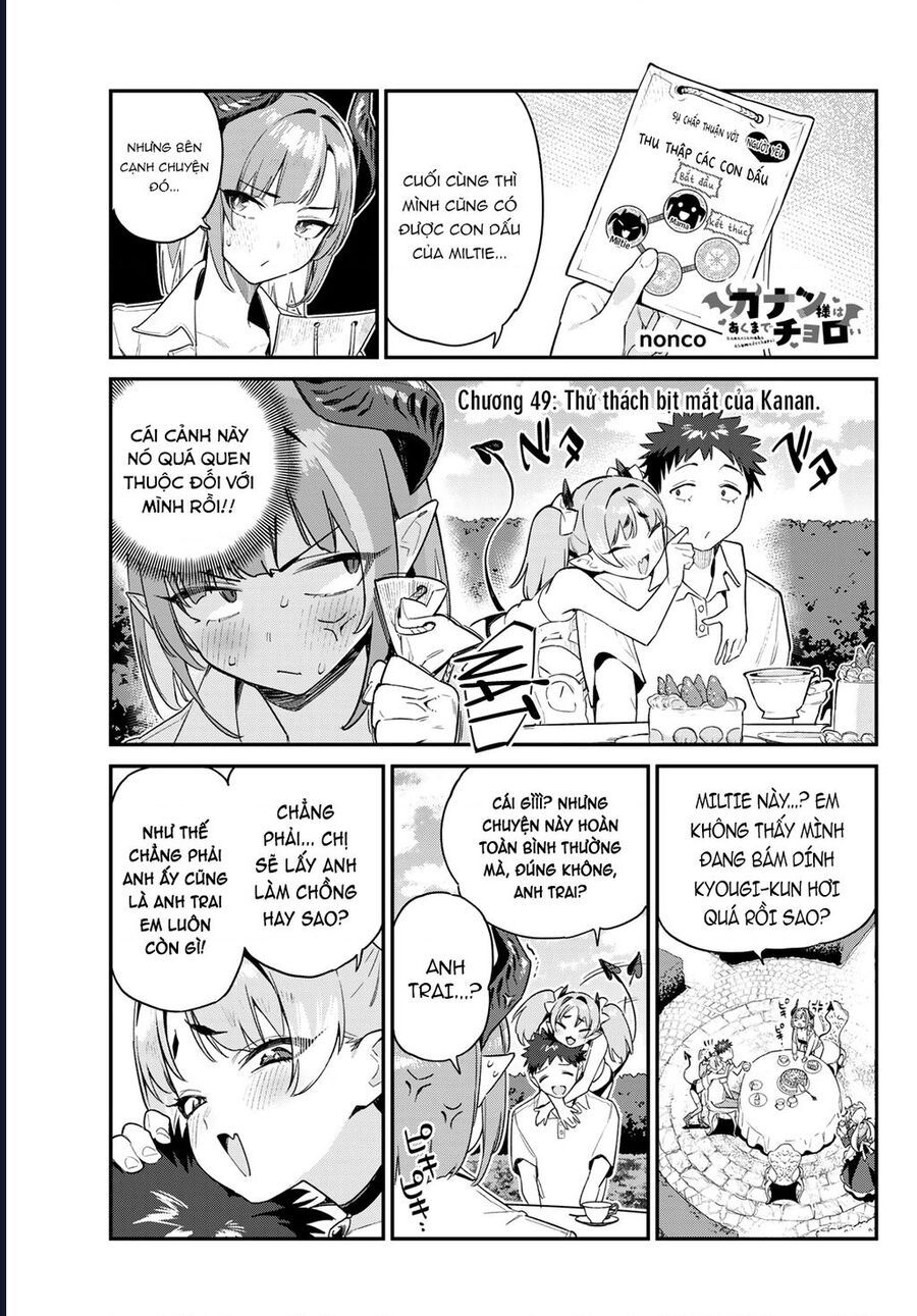 Kanan-sama wa Akumade Choroi Chap 49 - Next Chap 48