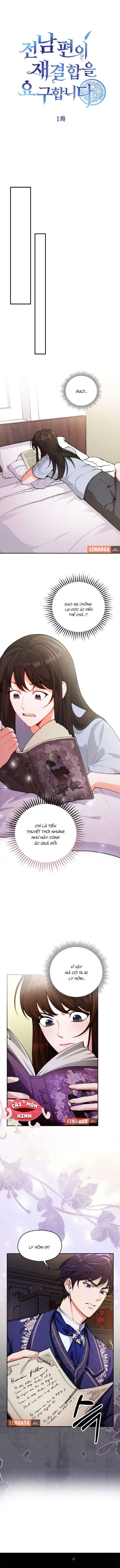 Khi Người Chồng Cũ Của Tôi Đòi Tái Hợp Chương 1 - Trang 2