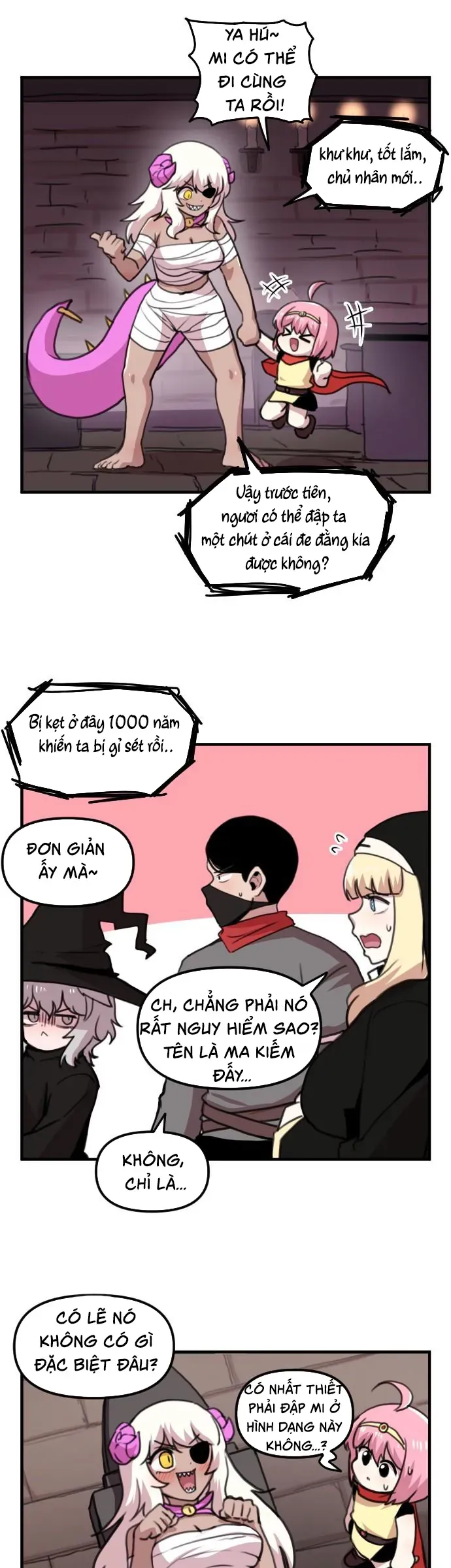 Dũng Giả Tổ Đội Mạn Họa Chap 4 - Next Chap 5