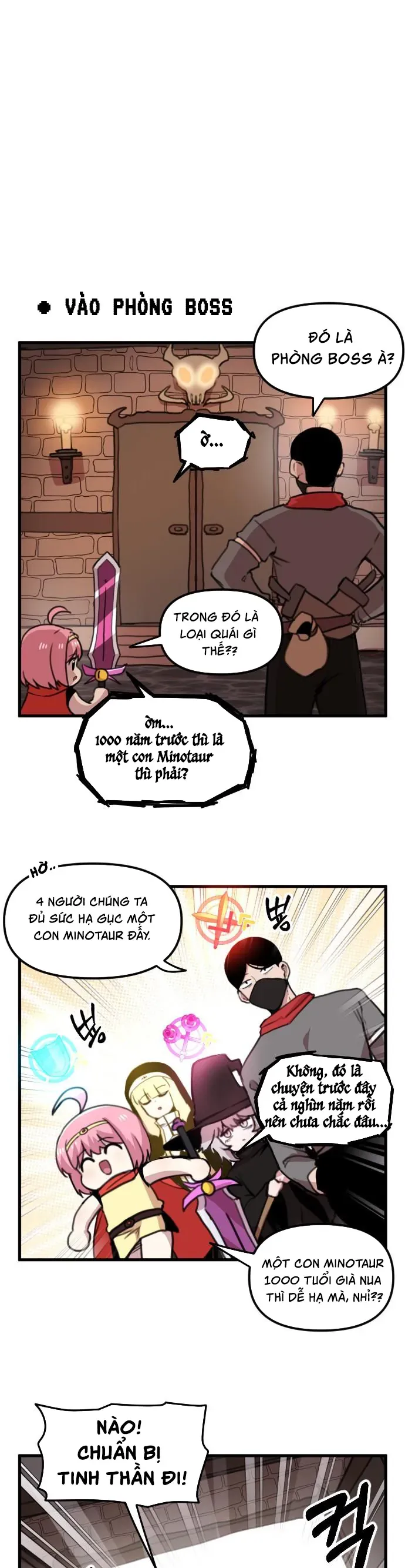 Dũng Giả Tổ Đội Mạn Họa Chap 5 - Next Chap 6