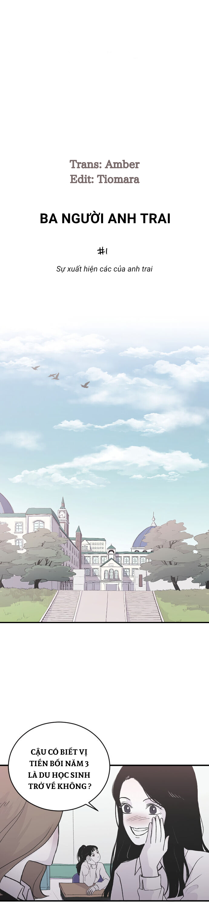 Ba Người Anh Trai Chap 1 - Next Chap 2