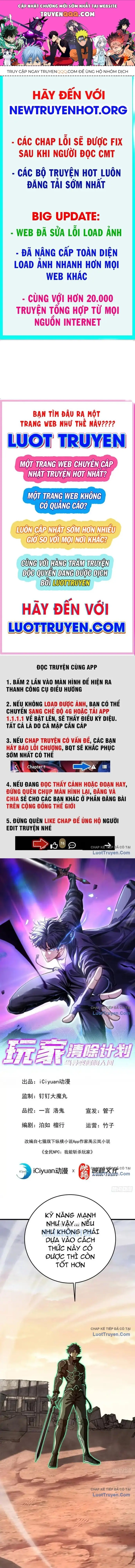 Kế Hoạch Xóa Sổ Người Chơi! Chap 58 - Next Chap 59