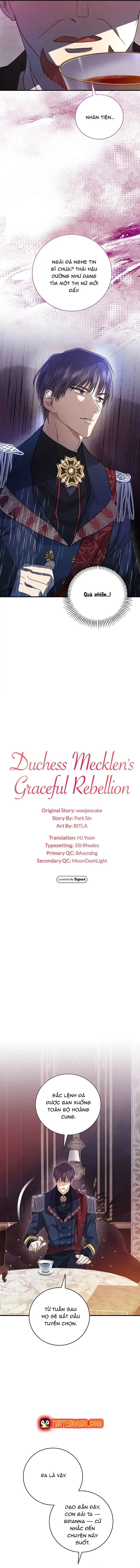 Cuộc Nổi Loạn Tao Nhã Của Nữ Công Tước Mecklen - Chương 5 - Trang 7