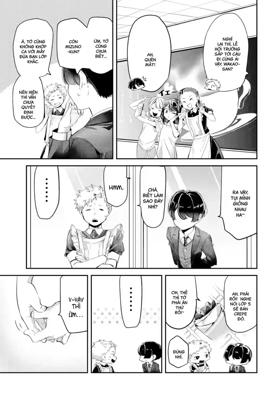 Cô Bạn Wakao-San Bàn Bên Có Vẻ Nhìn Thấy Gương Mặt Của Tôi Nhưng Tôi Thì Không Chap 24 - Next Chap 25