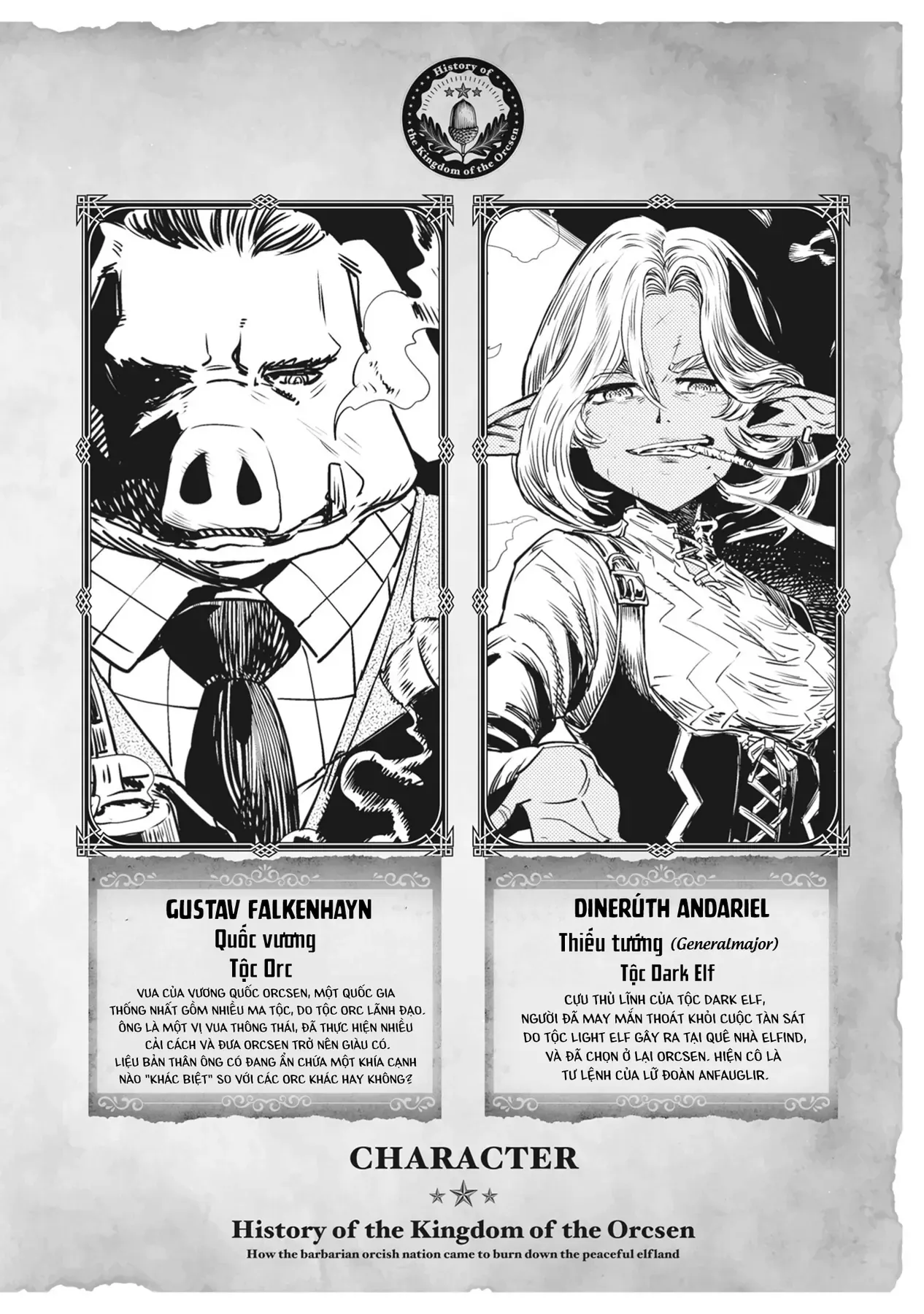 Biên Niên Sử Vương Quốc Orcsen - Vương Quốc Orc Mọi Rợ Đã Thiêu Rụi Vùng Đất Tiên Tộc Hiền Hòa Như Thế Nào?