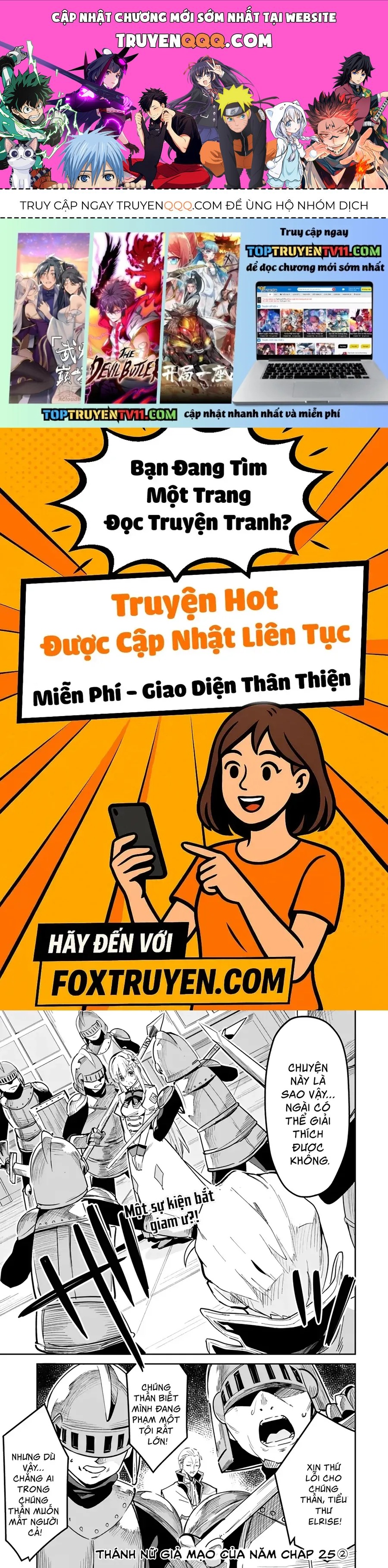 Thánh Nữ Giả Mạo Của Năm Chap 25.2 - Next Chap 25.1