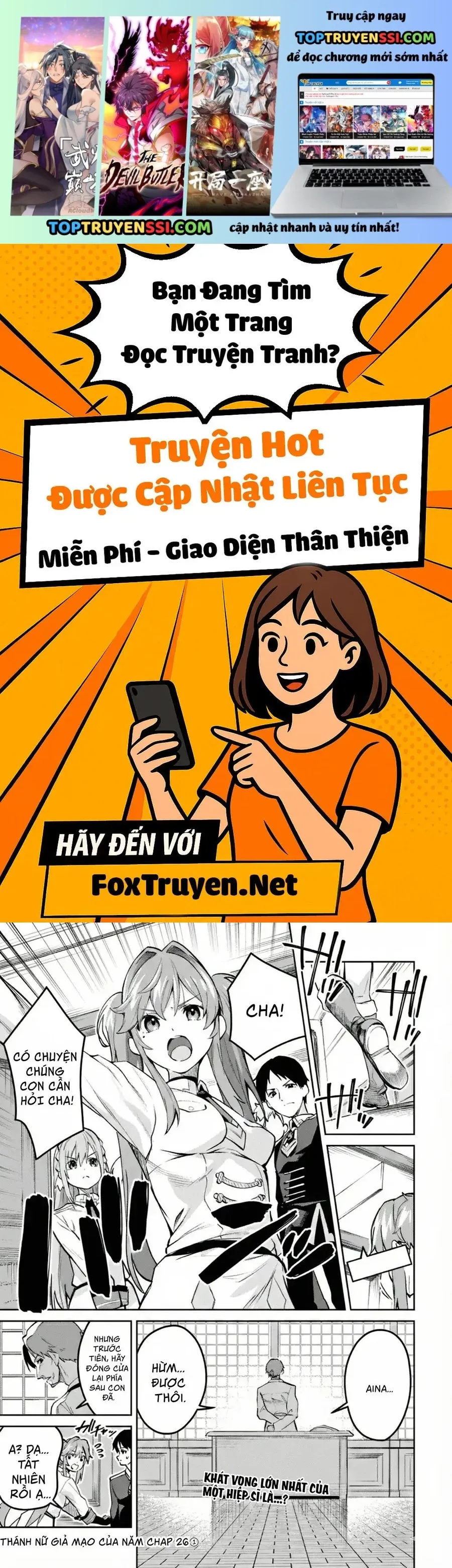 Thánh Nữ Giả Mạo Của Năm Chap 26.1 - Next Chap 25.3