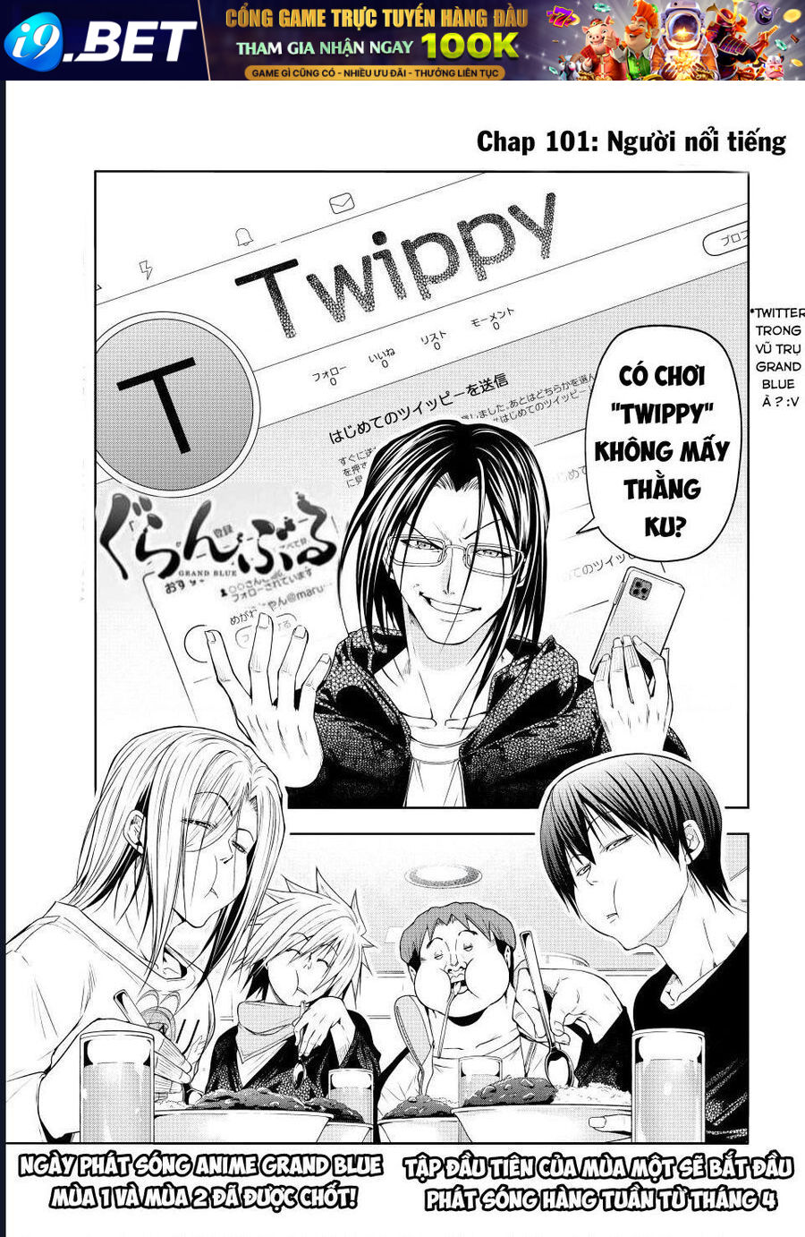 Grand Blue Chap 101 - Next Chap 100