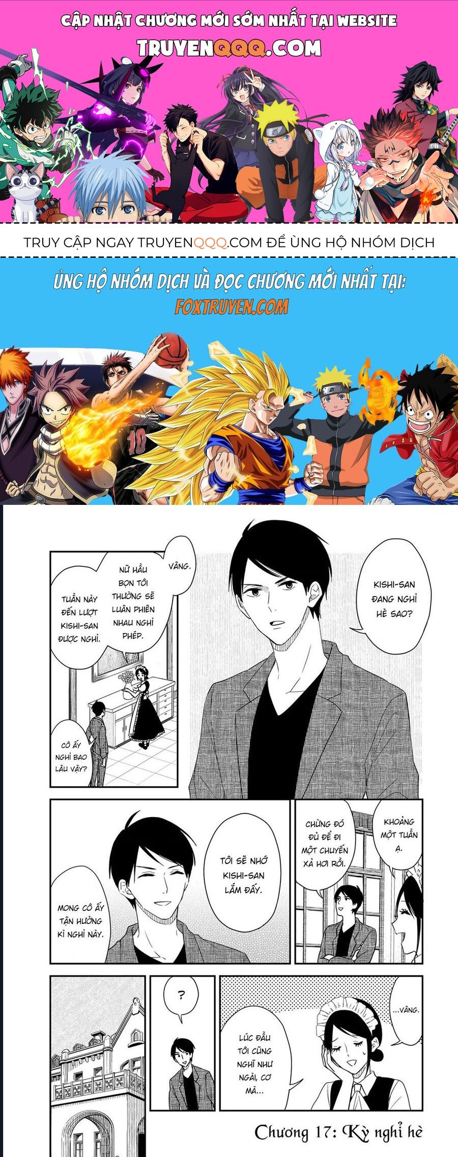 Cô hầu gái Kishi của tôi Chap 17 - Next Chap 16