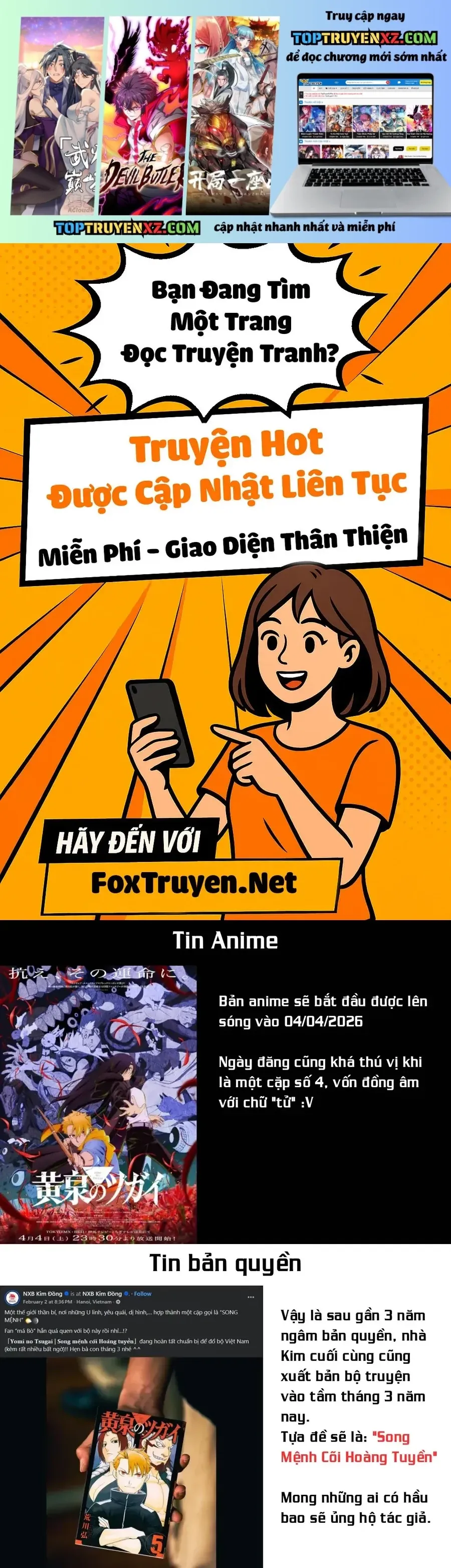 Yomi No Tsugai Chap 50 - Page 2