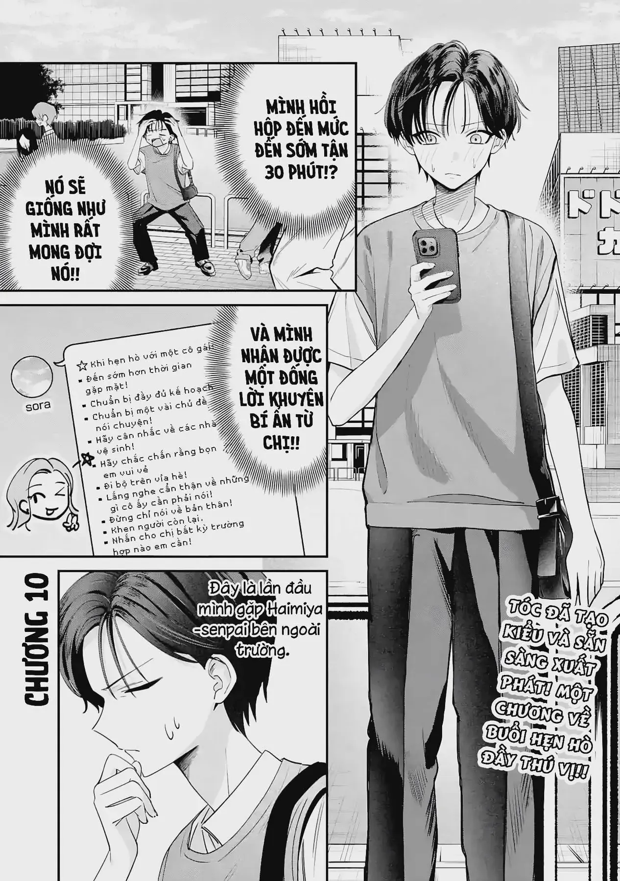 Haimiya-Senpai Không Chỉ Đáng Sợ Mà Còn Dễ Thương Chap 10 - Next Chap 9.5