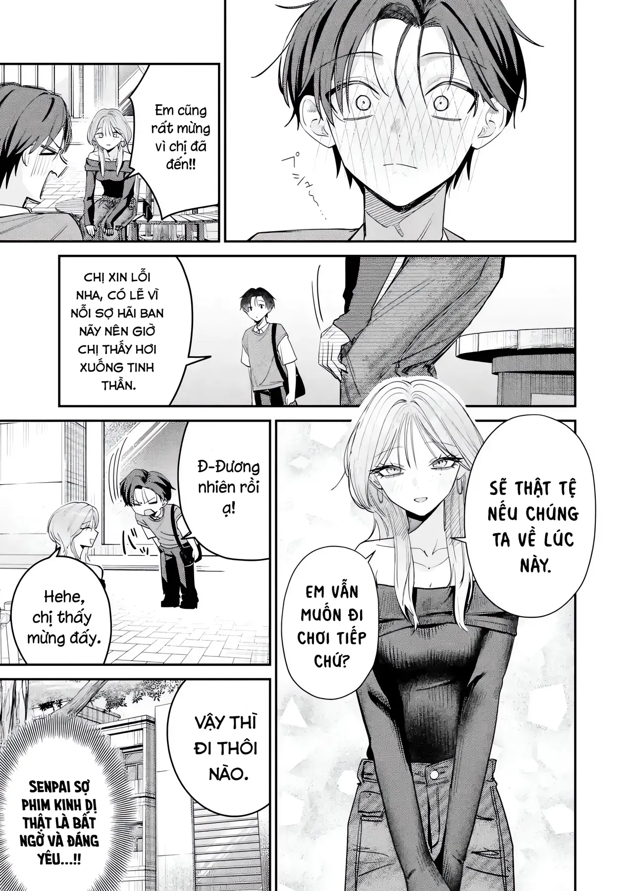 Haimiya-Senpai Không Chỉ Đáng Sợ Mà Còn Dễ Thương Chap 10 - Next Chap 9.5