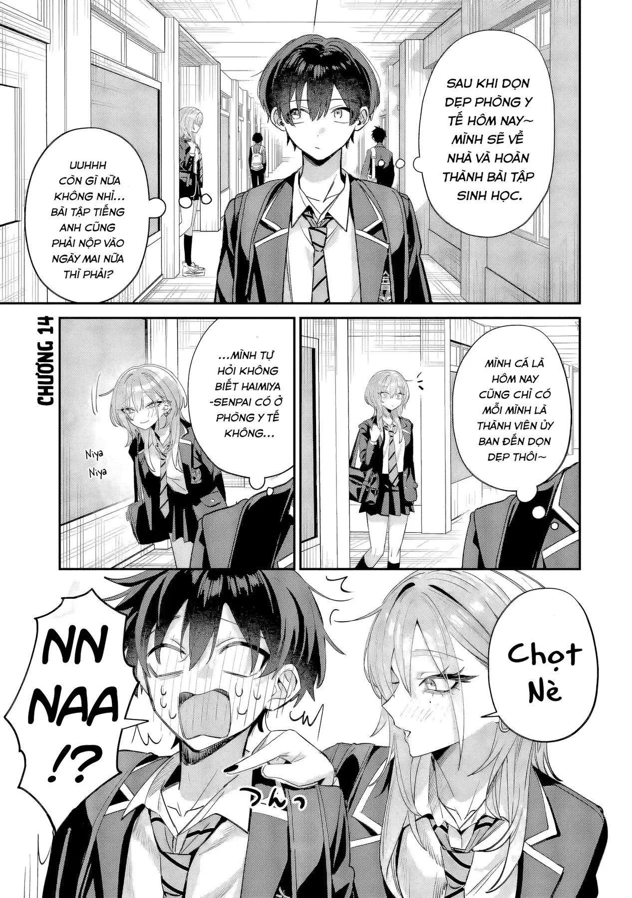 Haimiya-Senpai Không Chỉ Đáng Sợ Mà Còn Dễ Thương Chap 14 - Next Chap 13