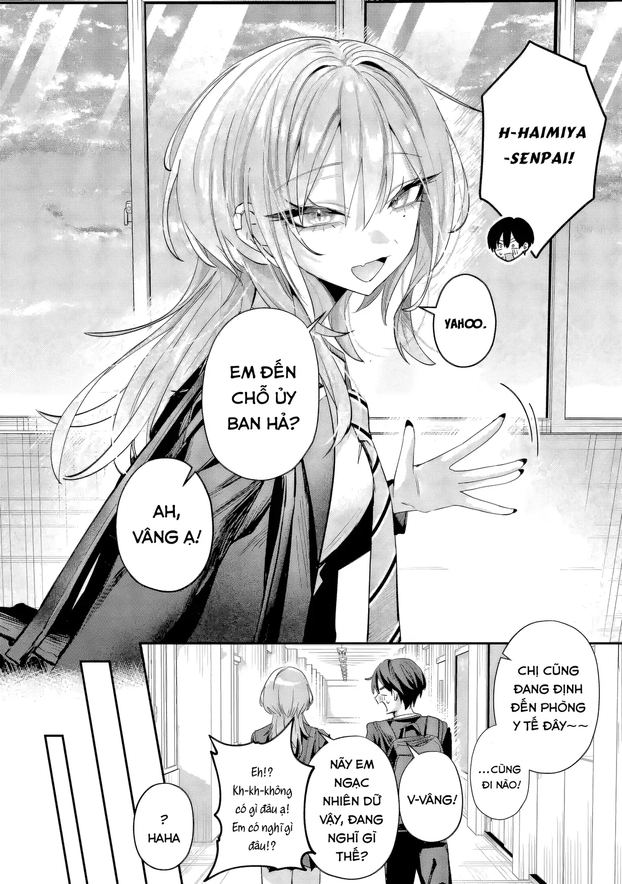 Haimiya-Senpai Không Chỉ Đáng Sợ Mà Còn Dễ Thương Chap 14 - Next Chap 13